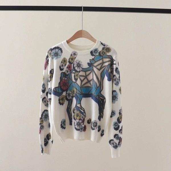 에*** 꽃말 니트