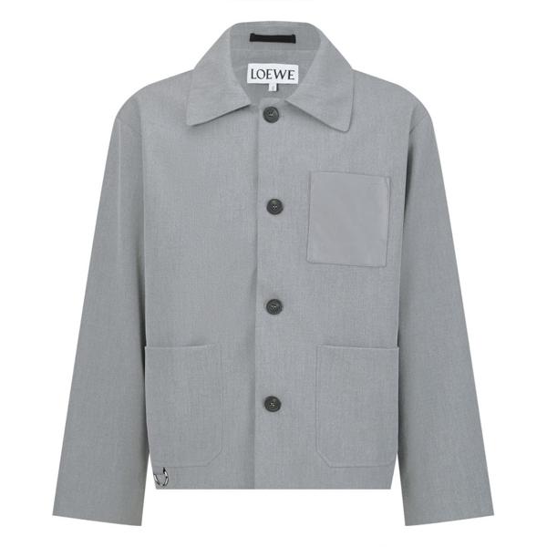 로** M1129 아나그램 울 캐시미어 워크웨어 자켓