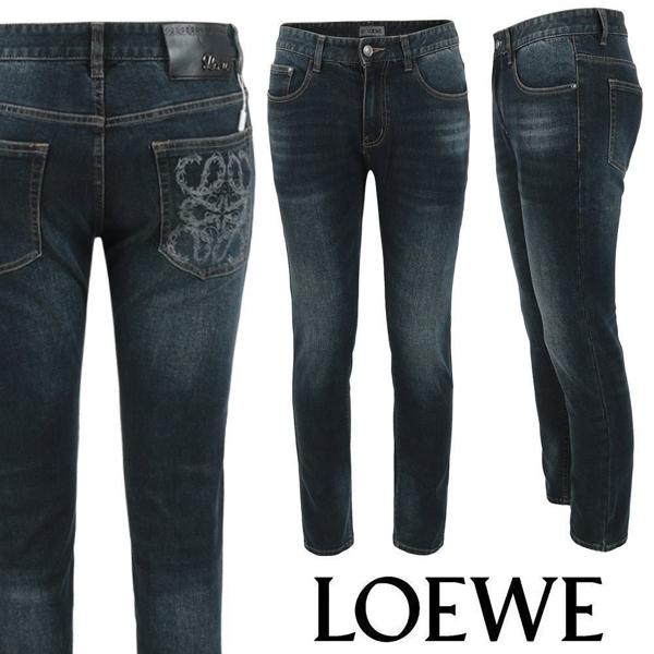 로** 아나그램 믹스나염 진청슬림 일자진