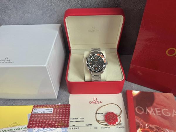 오** 씨마스터 435mm 플래닛 오션 600M 블랙다이얼