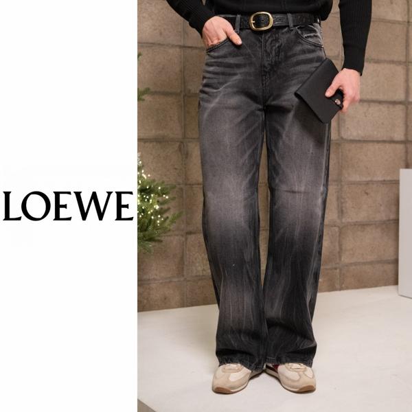 로** 데미지 청바지