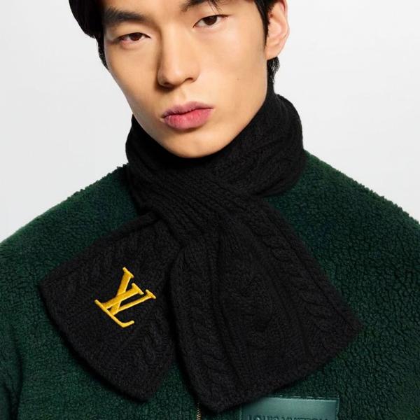 루* 케이블니트 최상급 머플러