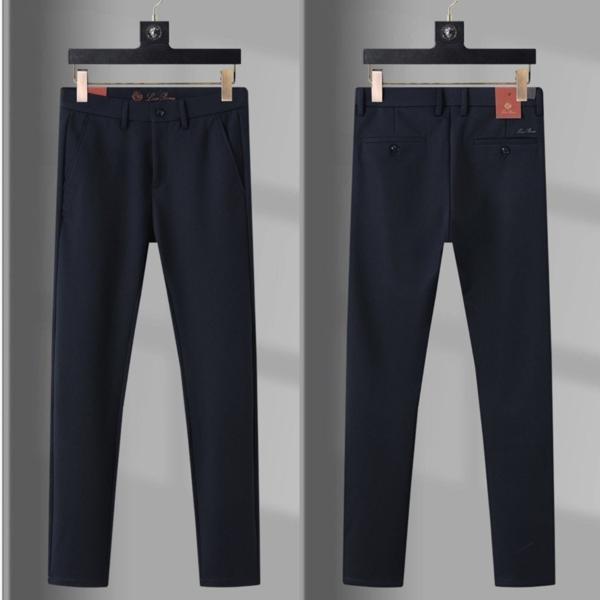 로* 피아나 로고 패치 사방스판 치노 팬츠수입최고급 (가을겨울)