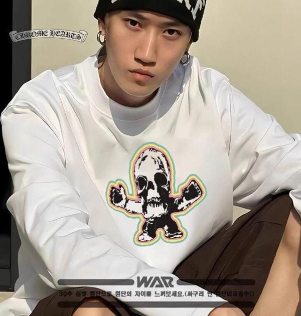 크* 손벌리리는 디자인 밍크양기모 티셔츠