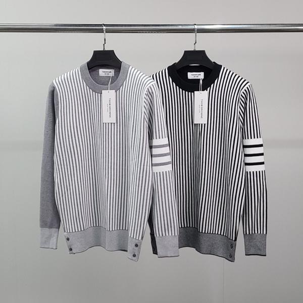 톰* 사선완장 스트라이프 울 니트