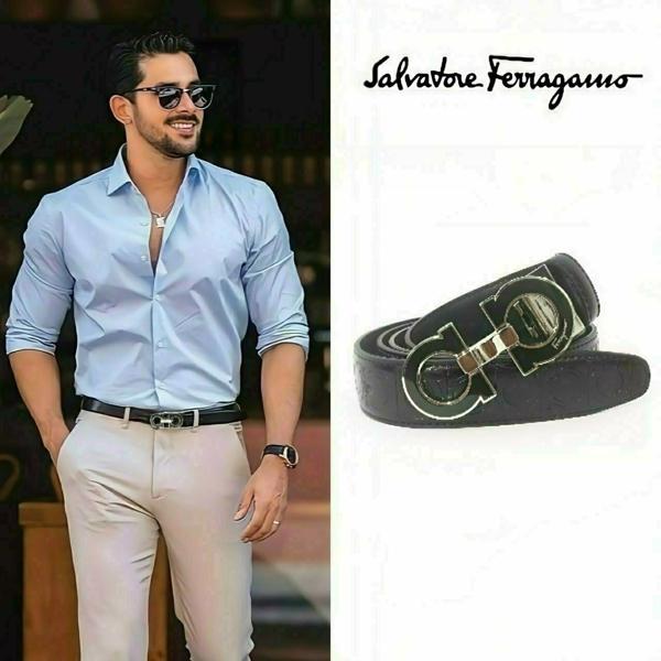 페*** 더블간치니 블랙장식벨트