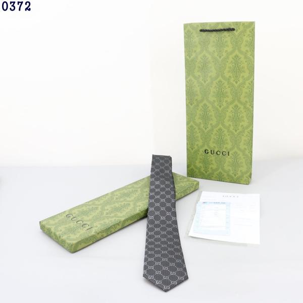 구* GG로고 도트 프린트 넥타이