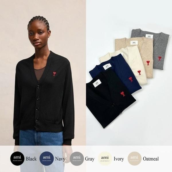 아* 드 꾀흐 엠브로이더리 니트 가디건 (여성)