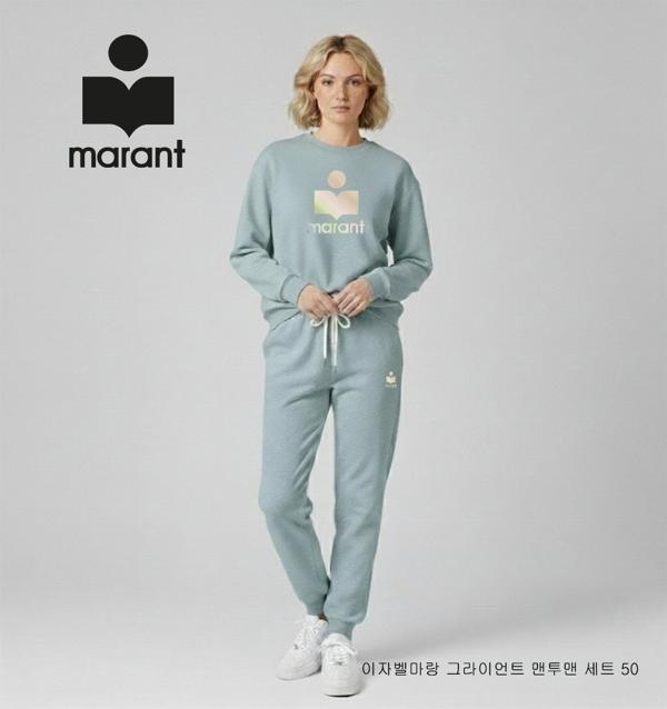 이** 마랑 그라이언트 맨투맨 기모세트 50