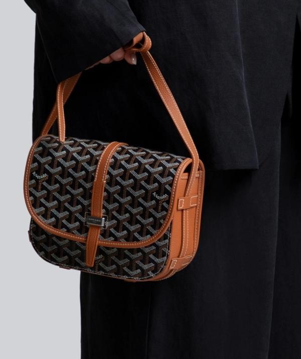 고** 고급 벨베데르백 PM 블랙탄