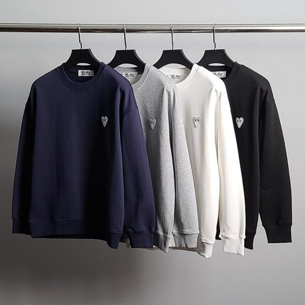 꼼* 화이트와펜 코튼 맨투맨