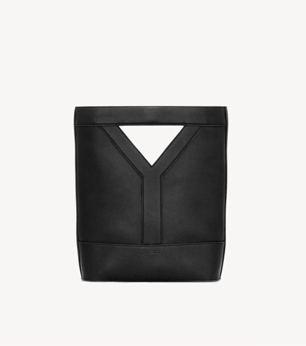 생** 가죽 소재의 y 스몰 버킷 백 풀박스