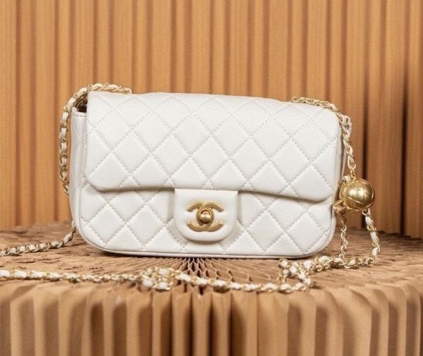 샤* 골드볼 플랩백