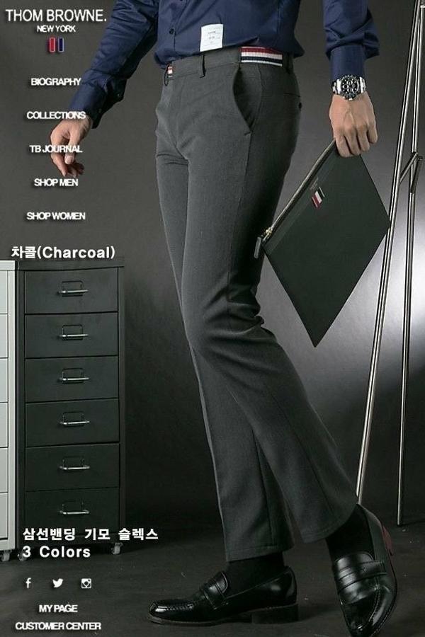 톰* 삼선 기모 밴딩 슬랙스(기획고퀄)