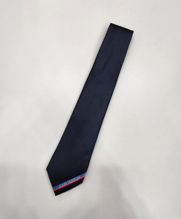 루* LV로고 에피 실크 넥타이