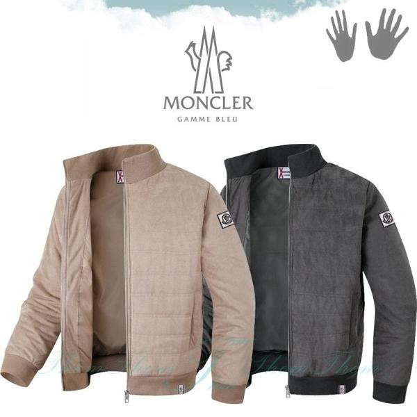 감마블루 방풍 스웨이드 패딩 점퍼