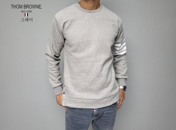 톰* 사선 완장 클래식 기모맨투맨