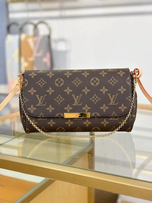 루* 다미에 페이보릿 MM 숄더백