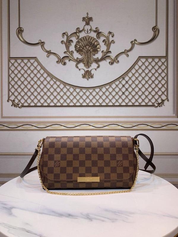 루* 다미에 페이보릿 MM 숄더백