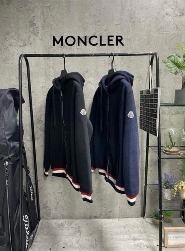 삼선라인 니트 후드 자켓