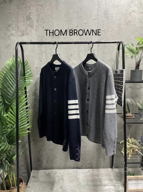 톰* 사선 베이직 울 니트 가디건