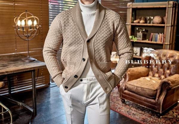 버** 프로썸 이태리 한정판 런던 울 숄자켓 Shawl Collar Robe Cardigan