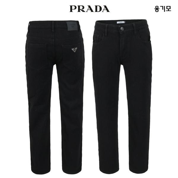 프** 융기모 블랙진 히든밴딩 슬림팬츠