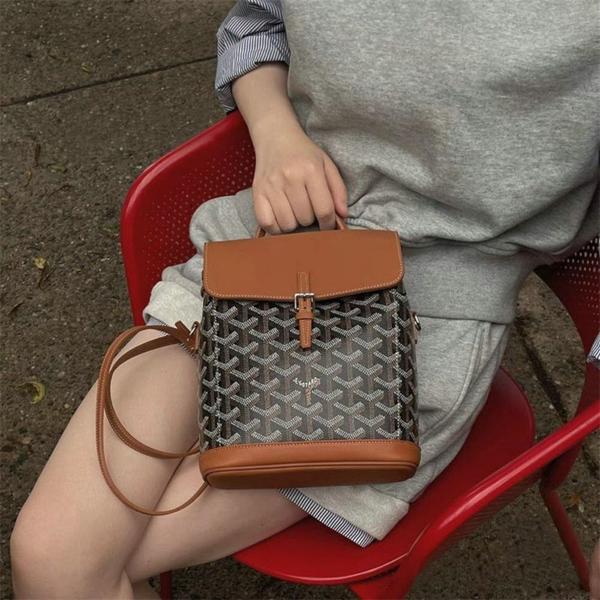 고** 고급 알팡 백팩 미니 블랙탄