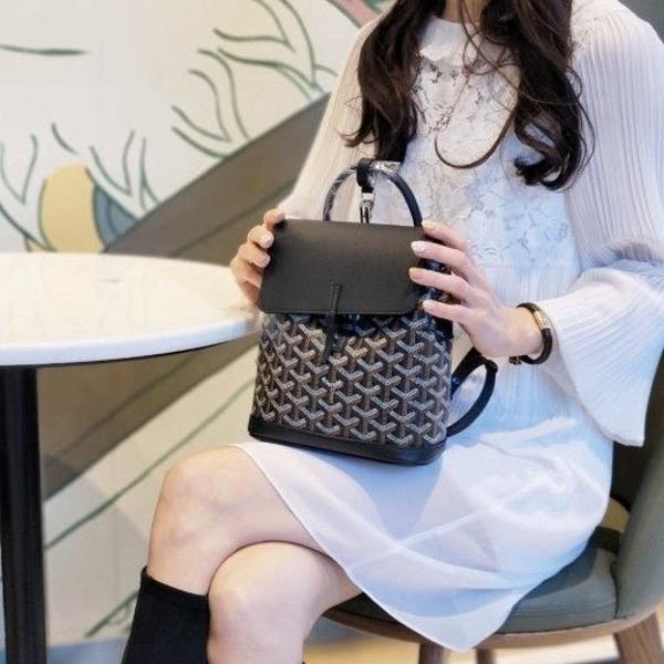 고** 고급 알팡 백팩 미니 블랙