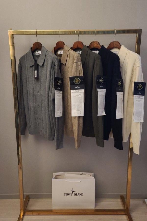 스* 꽈배기 니트 가디건