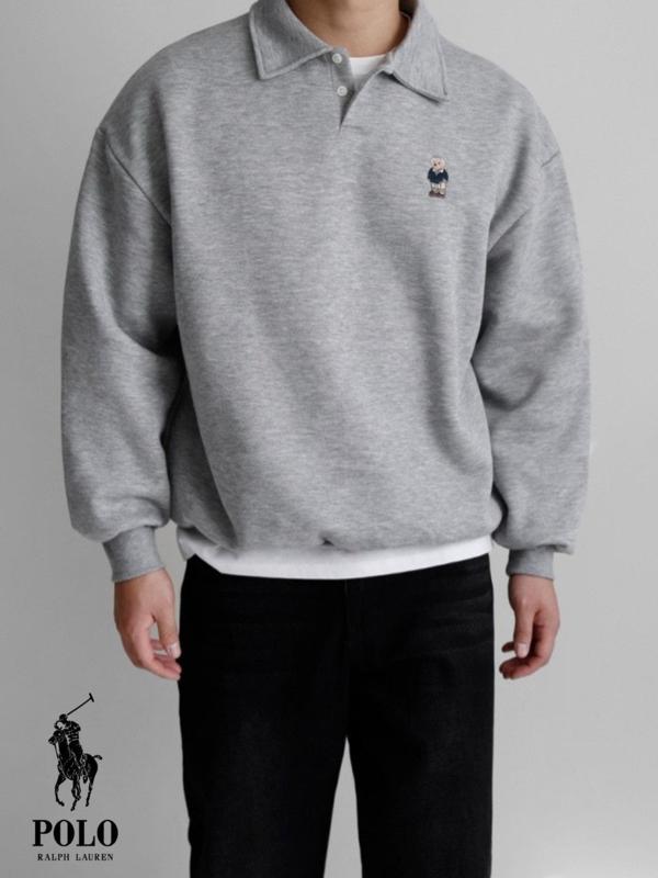 폴* 베어 기모 카라맨투맨