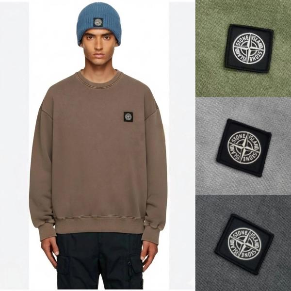 스* 컴패스 피그먼트 맨투맨