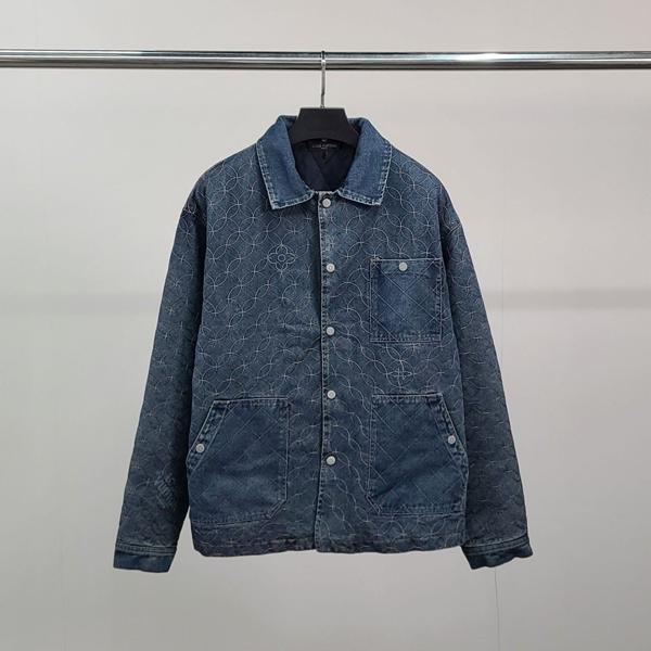 루* 퀄팅 데님 누빔 자켓