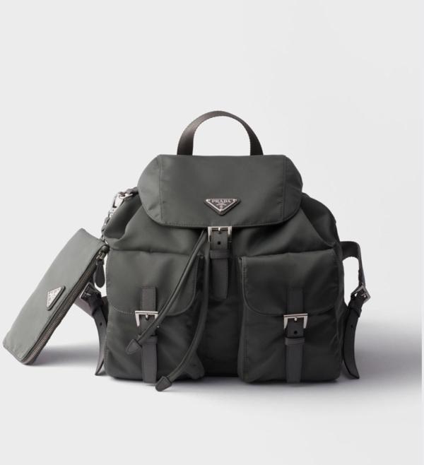 프** 미디엄 리나일론 백팩 ㅡ머큐리 그레이
