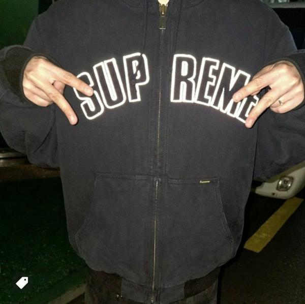 슈** 리플렉티브 아크 후드 워크 자켓