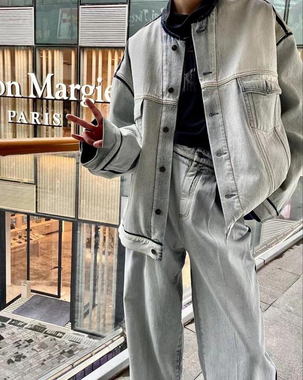 메* 마르지엘라 카라리스 데님 자켓  수입