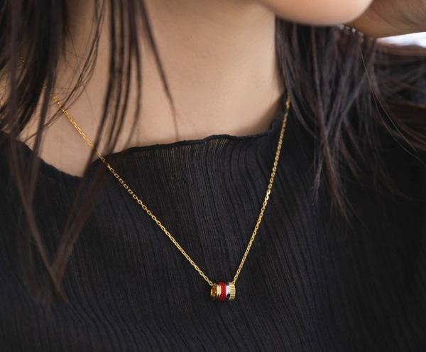 부** 콰트로 레드에디션 링 펜던트 목걸이수입최고급