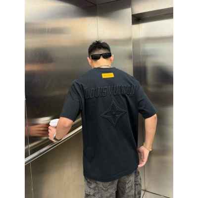 루* 센터 자수로고 티셔츠