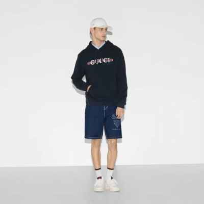 구* 프린트 후드티