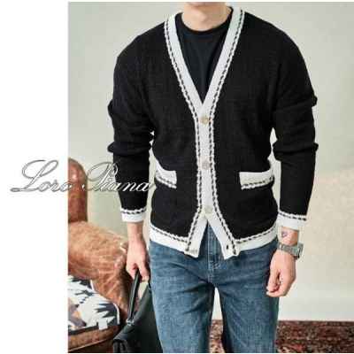 로**** 헨드메이드 트위드 가디건