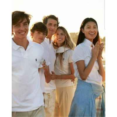 폴* 자수 카라 반팔티