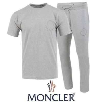 자수 로고 반팔  긴바지 셋트