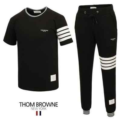 톰* 사선 시보리 반팔  긴바지 세트