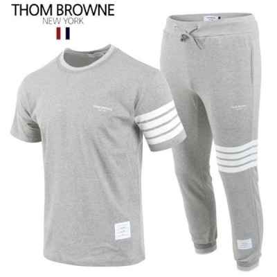 톰* 사선 시보리 반팔  긴바지 세트