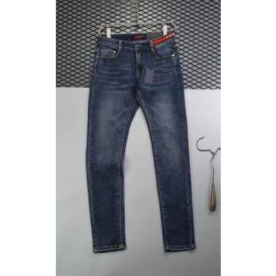 프** 로고 패치 워싱스판 데님진 수입풀