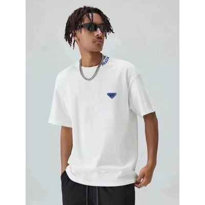 프** 수입 블루 삼각로고 티셔츠