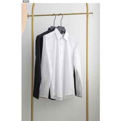 버** 베이직 체크 배색 남성 셔츠