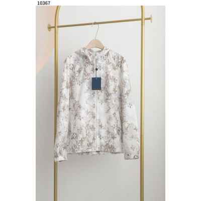 루* 프린팅 베이지 자켓