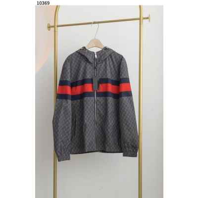 구* GG 프린트 코튼 재킷