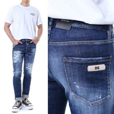 디**** 밴드에이지 로고패치 디스덧댐 중청 워싱진